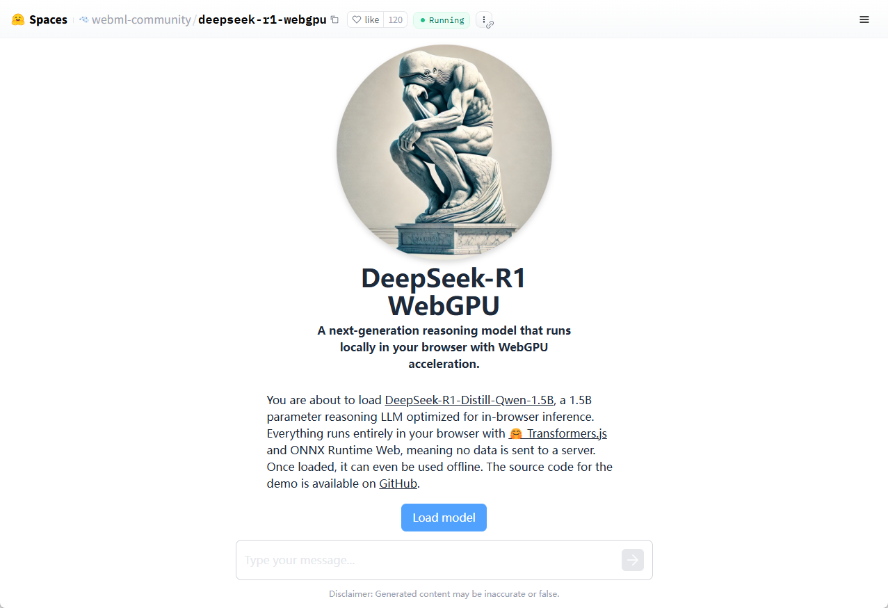 DeepSeek-R1 WebGPU:在浏览器中本地运行DeepSeek R1 1.5B-1 DeepSeek-R1 WebGPU:在浏览器中本地运行DeepSeek R1 1.5B-1