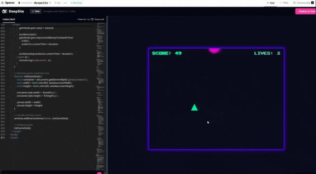 免费的「网页版Cursor」，新版DeepSeek-V3加持，秒秒钟编出一个游戏/APP