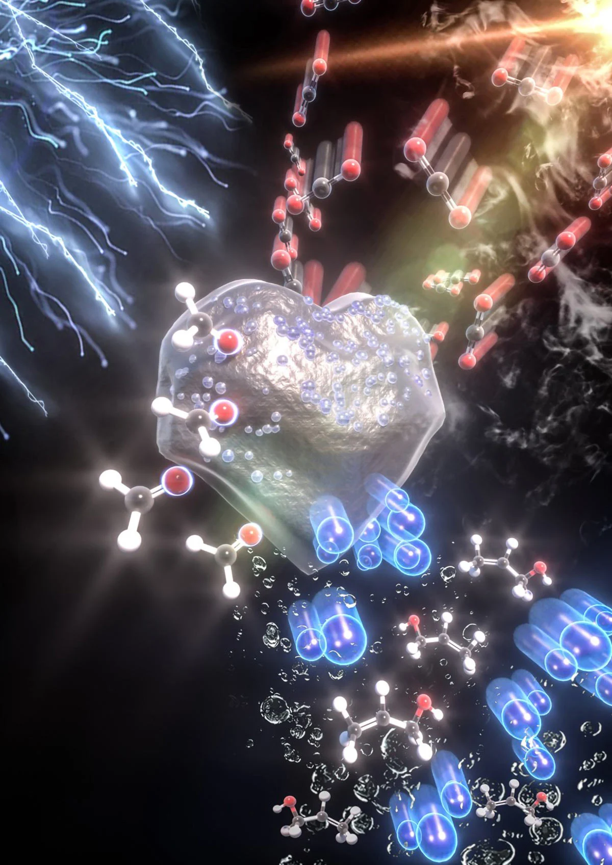 韩国科学家将二氧化碳转化为液态黄金