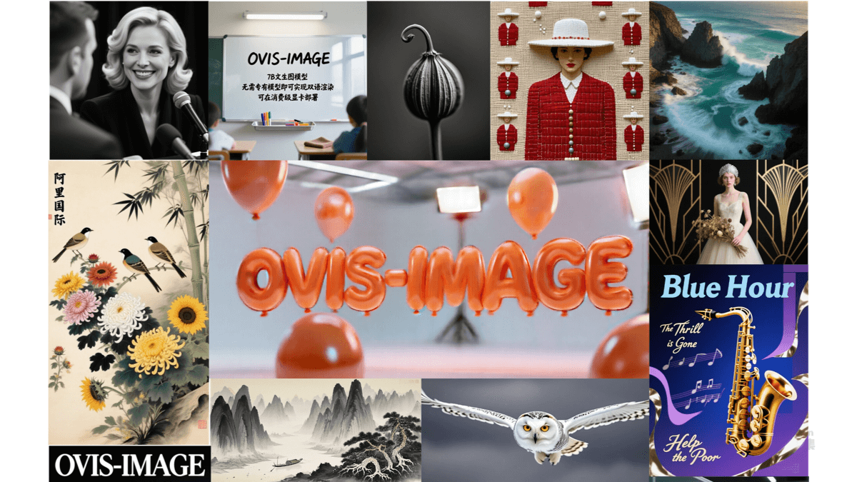 Ovis-Image - 阿里AIDC-AI团队开源的文生图模型